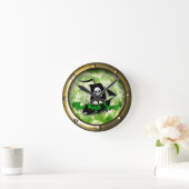 Horloge Ronde Podcast sur la haute mer (Maison)