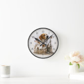 Horloge Ronde Pointer Anglais (Maison)