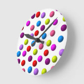 Horloge Ronde Points amusants (Angle)