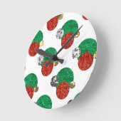 Horloge Ronde points de noël séquentiel (Angle)