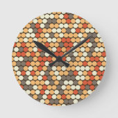 Horloge Ronde Points rétro (Recto)