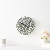 Horloge Ronde Points verts (Maison)