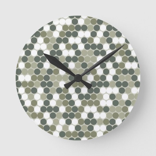 Horloge Ronde Points verts (Recto)