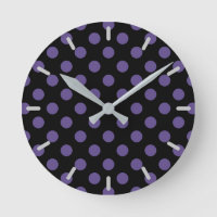 Pois ultra violets en noir