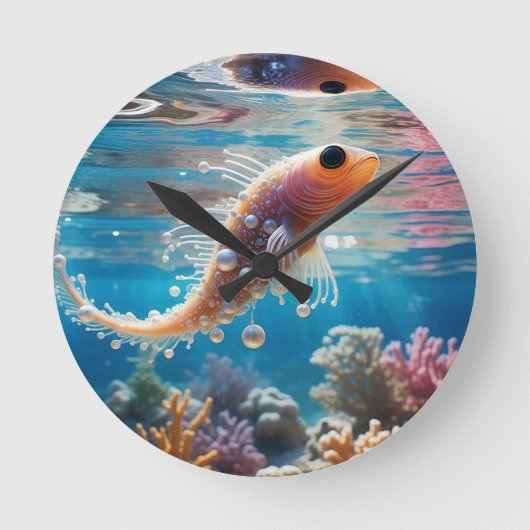 Horloge Ronde Poisson (Recto)
