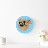 Horloge Ronde Poisson ballon (Maison)