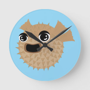 Horloge Ronde Poisson ballon