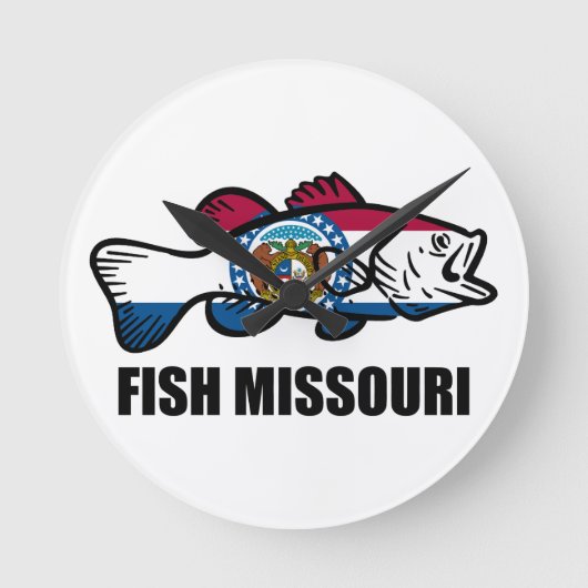 Horloge Ronde Poisson Missouri (Recto)
