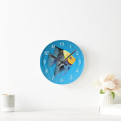 Horloge Ronde poisson tropical (Maison)