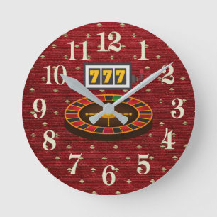 Horloge Ronde Poker