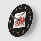 Horloge Ronde Pomegranate Wall Clock (Angle)