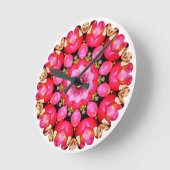 HORLOGE RONDE POMMES (Angle)