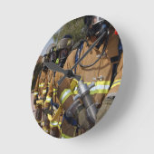 Horloge Ronde Pompiers (Angle)
