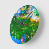 Horloge Ronde Pond de Glowing (Angle)