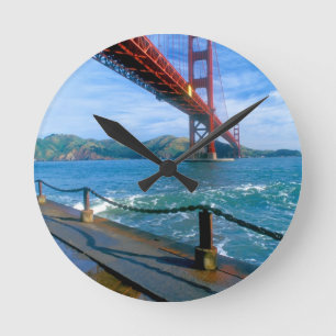 Horloge Ronde pont du Golden Gate et baie de San Francisco