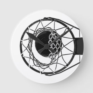 Horloge Ronde Pop Art Basket