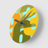 Horloge Ronde Pop rétro (Angle)