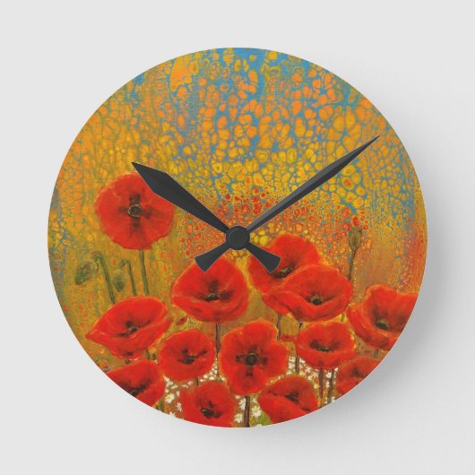 Horloge Ronde Poppy clock (Recto)