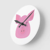 Horloge Ronde Porc (Angle)