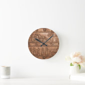 Horloge Ronde Porte assyrienne (Maison)