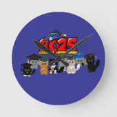 Horloge Ronde Porte - clé acrylique (Recto)