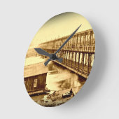Horloge Ronde Portland Bridge Antique 1890 (Angle)