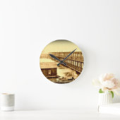Horloge Ronde Portland Bridge Antique 1890 (Maison)