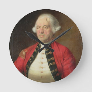 Horloge Ronde Portrait d'Augustin Prevost (1723-86) dans
