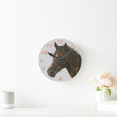 Horloge Ronde portrait de Chestnut marhorst (Maison)