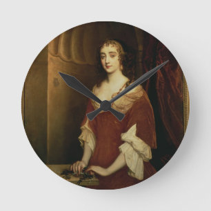 Horloge Ronde Portrait de Nell Gwynne (1650-87), mistre