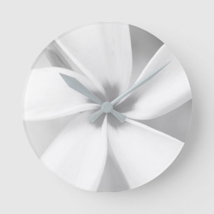 Horloge Ronde Portrait de Plumeria