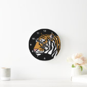 Horloge Ronde Portrait de profil de tigre (Maison)