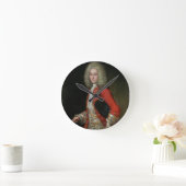 Horloge Ronde Portrait de trois quarts de longueur d'une gentill (Maison)