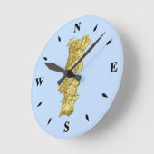 Horloge Ronde Portugal Map clock (Angle)