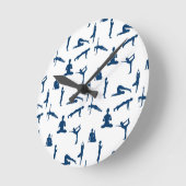 Horloge Ronde Poses de yoga (Angle)