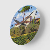 Horloge Ronde Poster de Tuscany Italy (Angle)