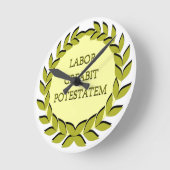 HORLOGE RONDE POTESTORIE CREABIT EN TRAVAIL (Angle)