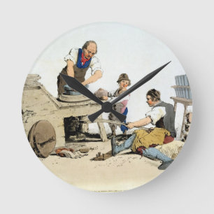 Horloge Ronde Potiers, de "costume de la Grande-Bretagne",