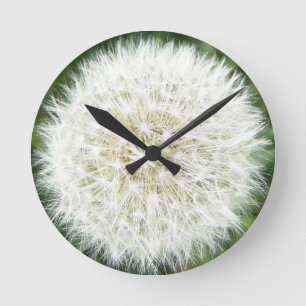 Horloge Ronde Pouf de Dandelion