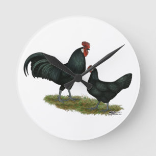 Horloge Ronde Poules d'Augsbourg
