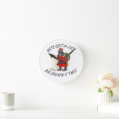 Horloge Ronde Poulet Santa Bin (Maison)
