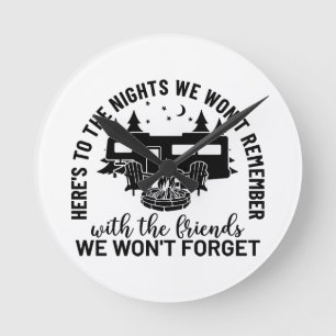 Horloge Ronde Pour les nuits dont nous ne nous souviendrons pas