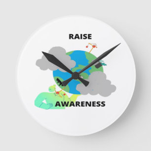 HORLOGE RONDE POUR SENSIBILISER LE PUBLIC !