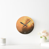 Horloge Ronde Poutres de soleil à Sauzay (Maison)