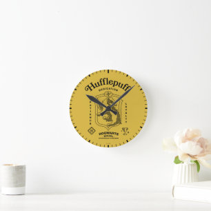 Horloge Ronde POUXGRIS™ Dévouement Patience Loyauté Blason