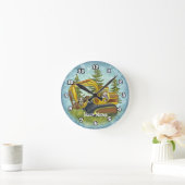 Horloge Ronde Power Shovel Kid (Maison)