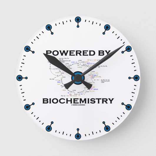 Horloge Ronde Powered By Biochemistry (Recto)