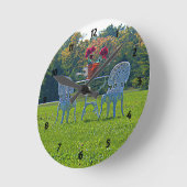 Horloge Ronde Pré d'amour (Angle)