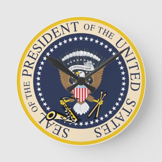Horloge Ronde Presidential Seal : Wall Clock (Recto)