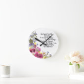 Horloge Ronde Prière de sérénité (Maison)